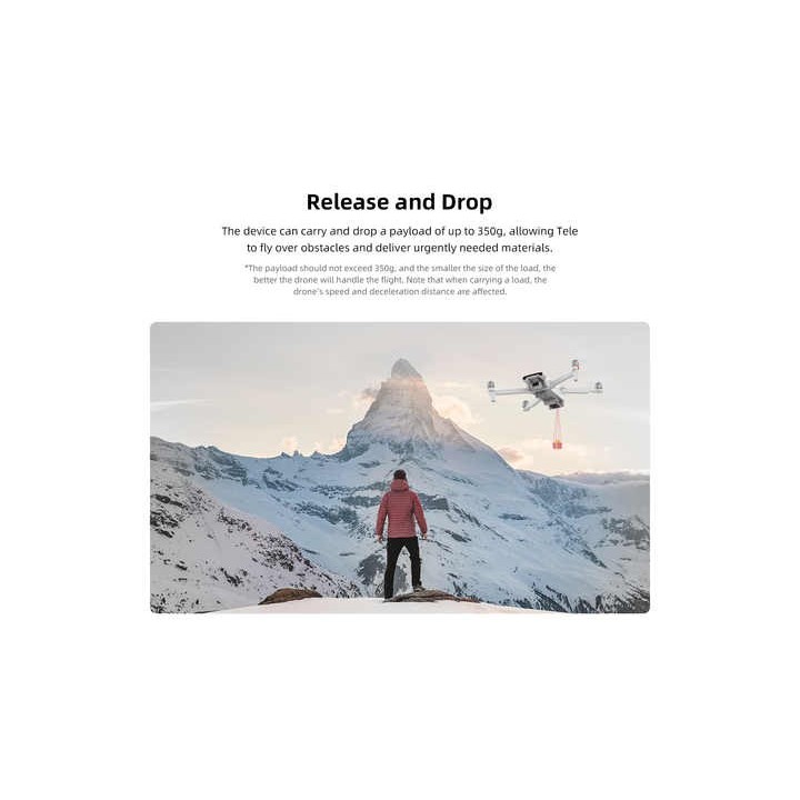 Drone FIMI X8 Tele Professionnel 4K 60FPS – Caméra 48MP