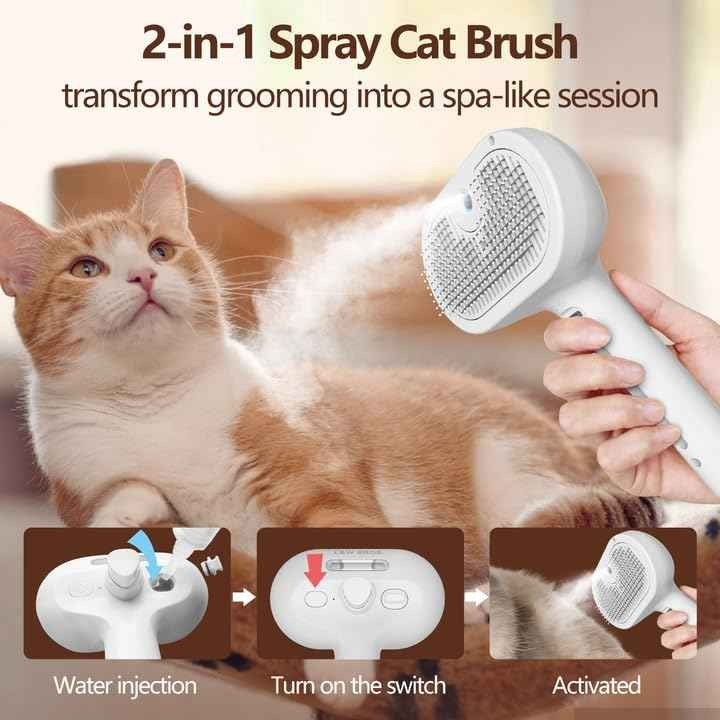 Brosse de Toilettage Humide pour Chats & Chiens