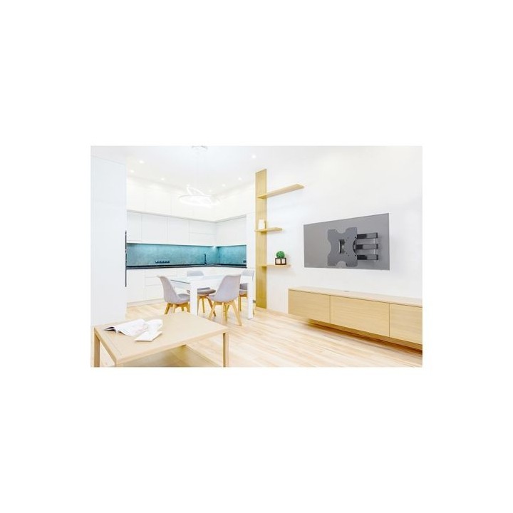 Support mural EDENWOOD TV de 48 à 81 cm D1 déporté noir