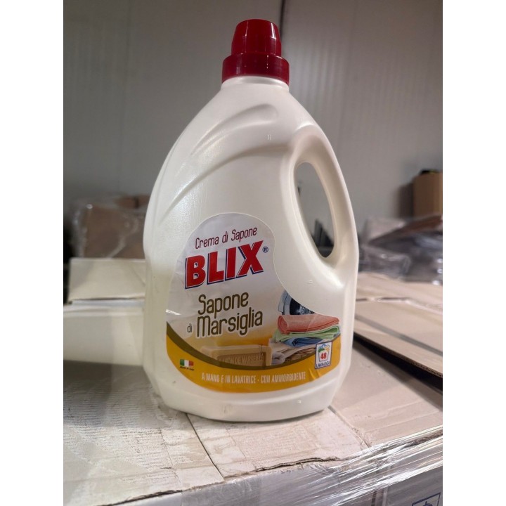 BLIX Lessive Liquide Sapone di Marsiglia – 48 Lavages
