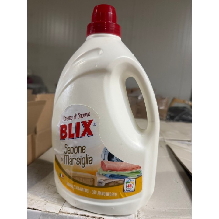 BLIX Lessive Liquide Sapone di Marsiglia – 48 Lavages
