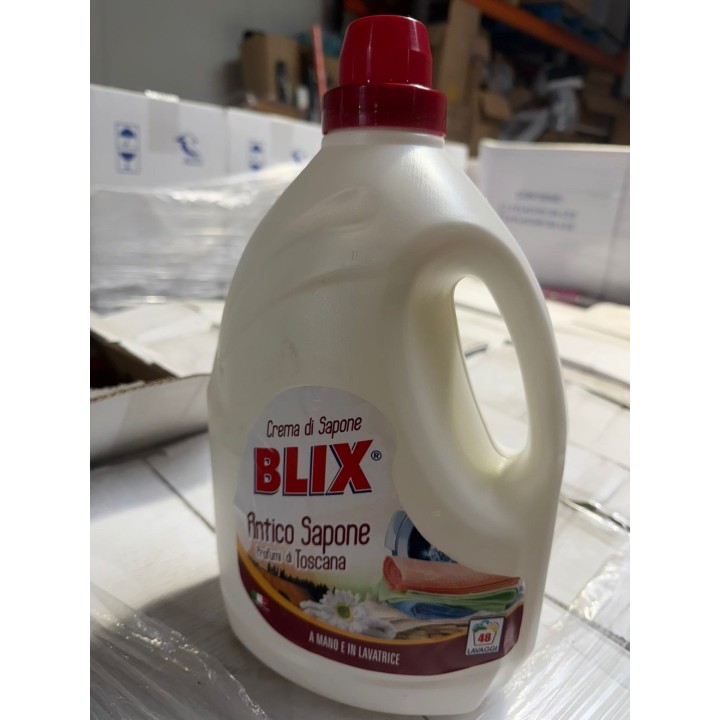 BLIX Lessive Liquide Sapone di Marsiglia – 48 Lavages