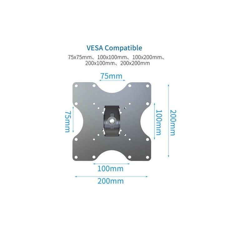 Support mural EDENWOOD TV de 48 à 81 cm I1 Inclinable