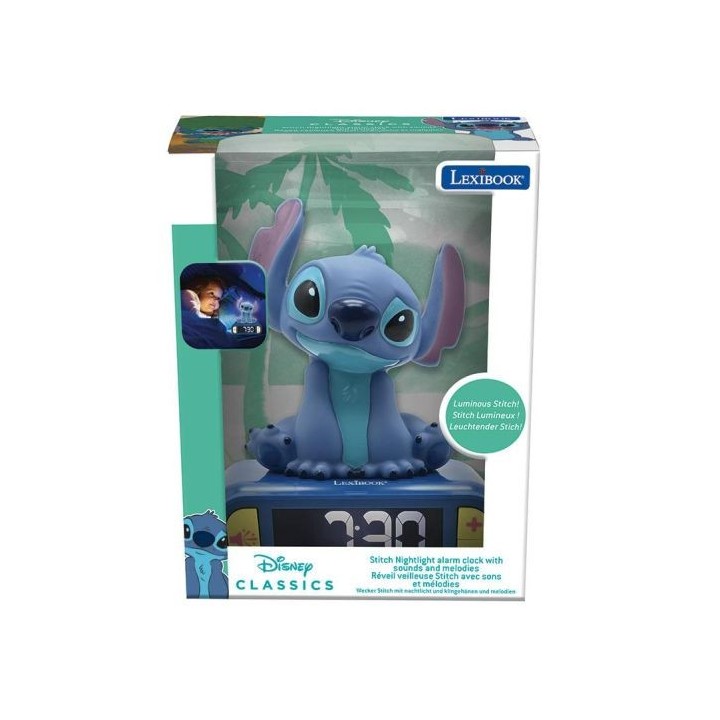 Réveil LEXIBOOK Stitch 3D RL800D