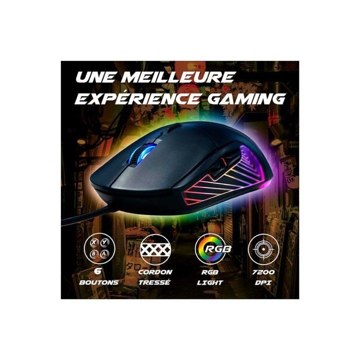 Souris gaming AKUMA OTAKU M02 filaire