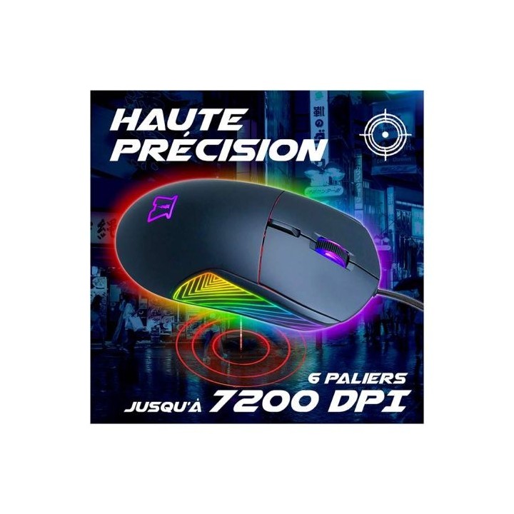 Souris gaming AKUMA OTAKU M02 filaire