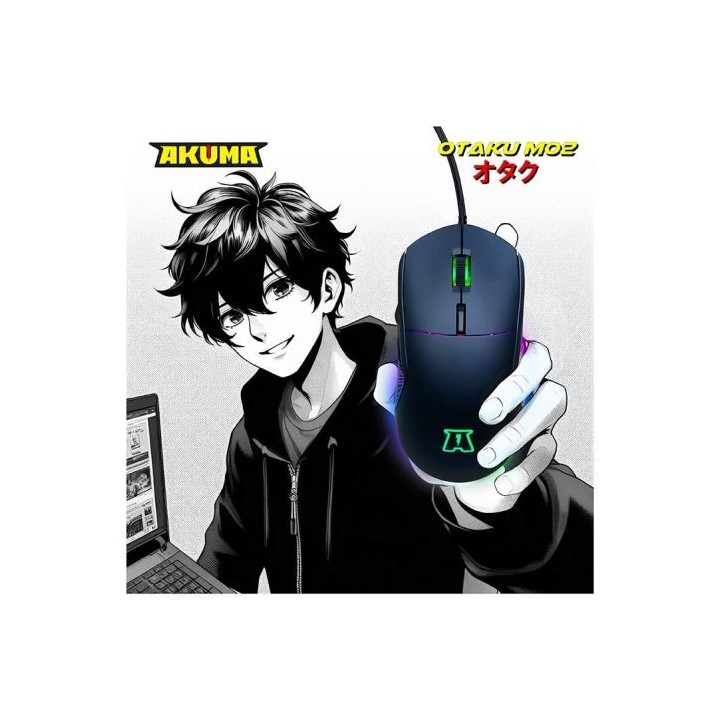 Souris gaming AKUMA OTAKU M02 filaire