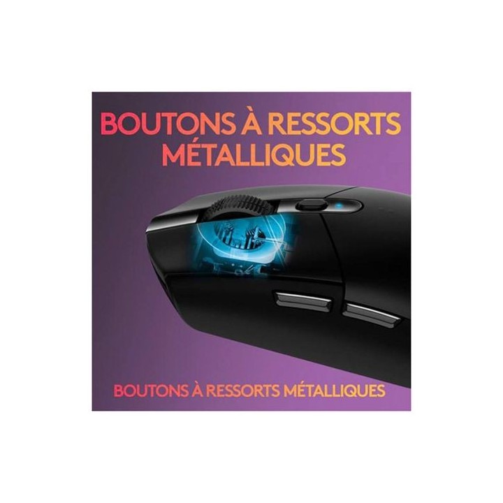 Souris gaming LOGITECH G305 black sans fil