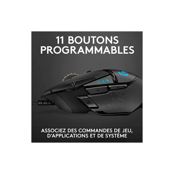 Souris Gaming LOGITECH G502 HERO filaire