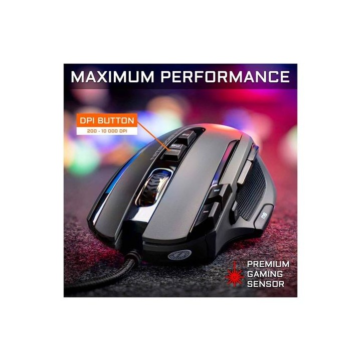Souris gaming THE G LAB Nitrogen Core filaire