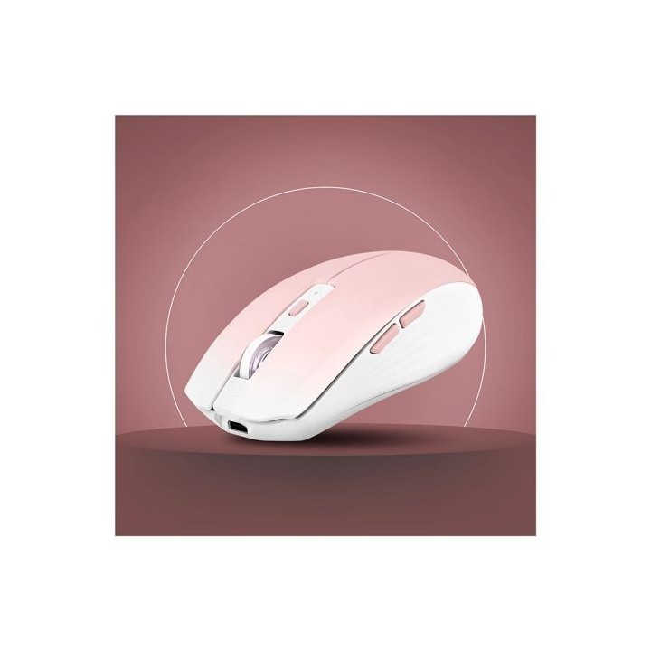 Souris sans fil TNB Gradient blue   rechargeable et bluetooth