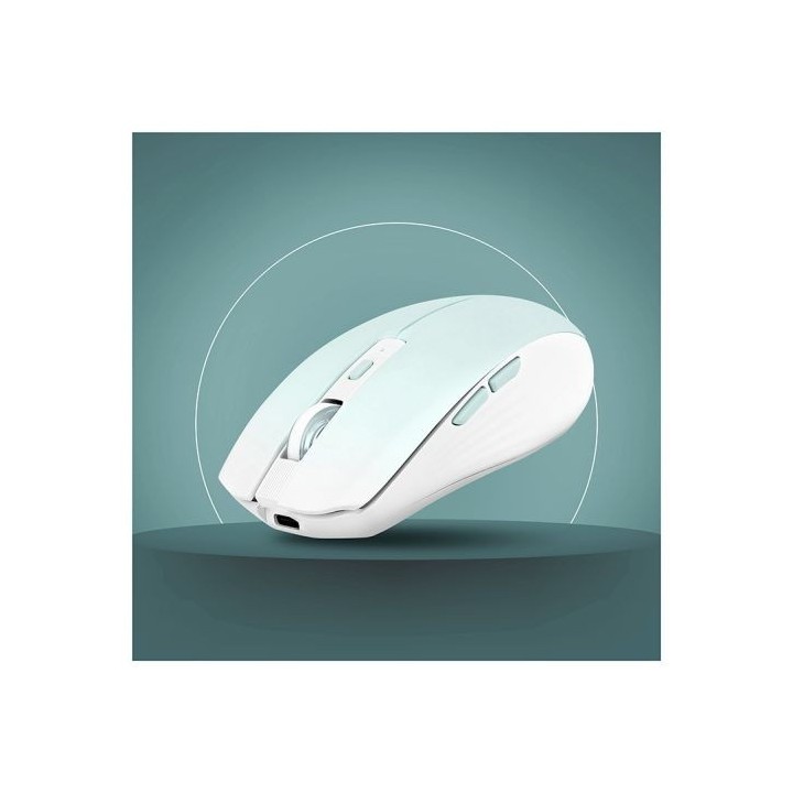 Souris sans fil TNB Gradient blue   rechargeable et bluetooth