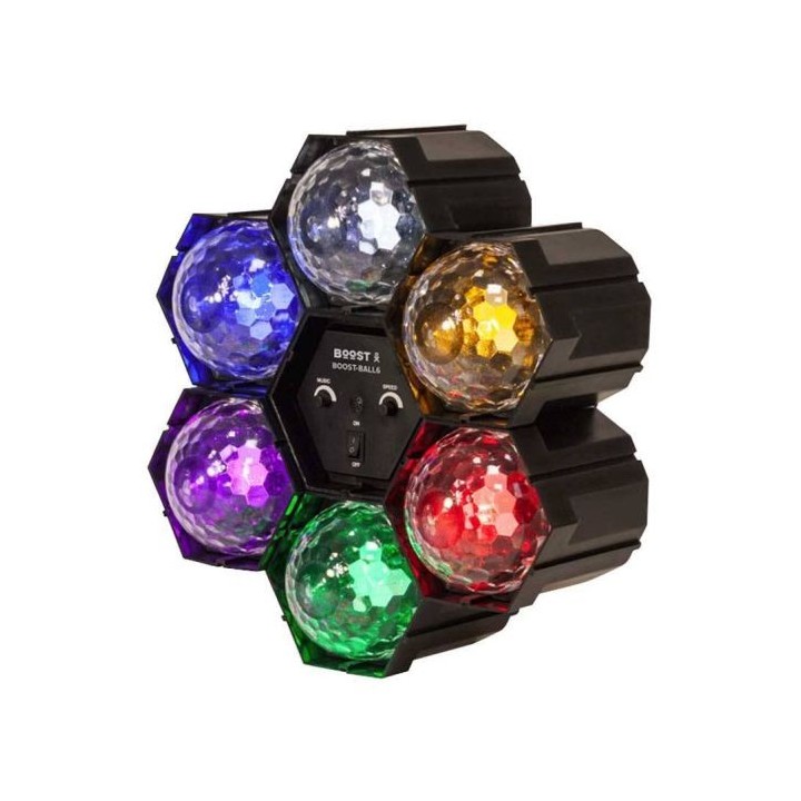 Spots BOOST 6 LED LIGHT CRYSTAL