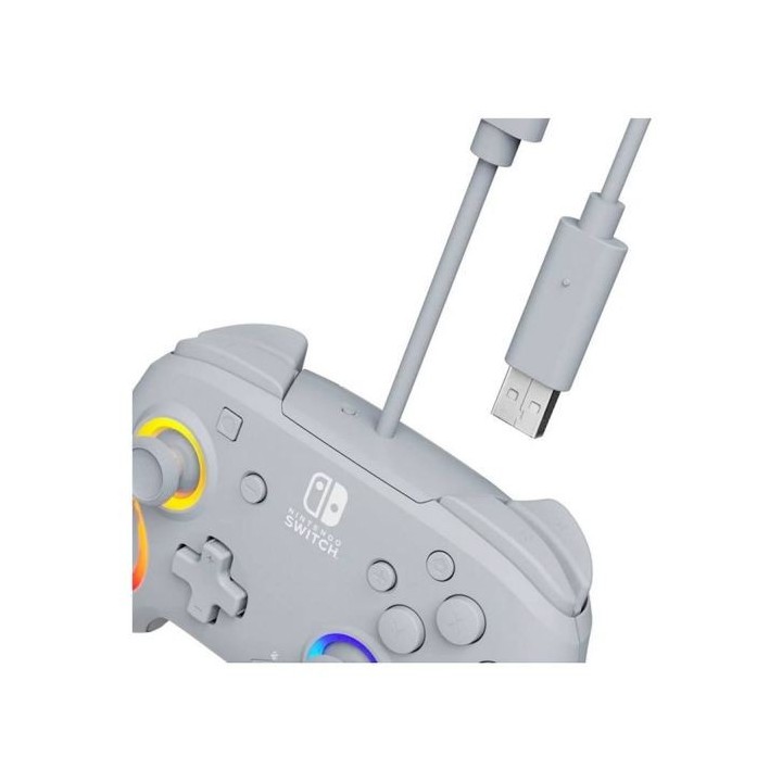 Manette filaire PDP AFTERGLOW WAVE gris