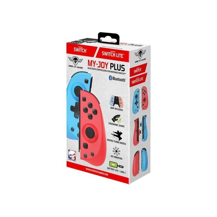 Manette SPIRIT OF GAMER sans fil MY JOY PLUS pour Switch