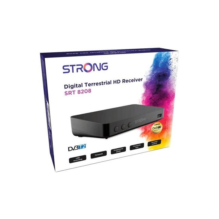 Décodeur TNT STRONG SRT 8208 HD DVB T2