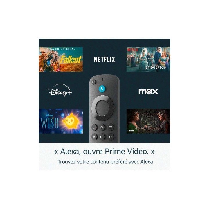 Passerelle Multimédia FIRE STICK TV AMAZON HD 2024 avec télécommande