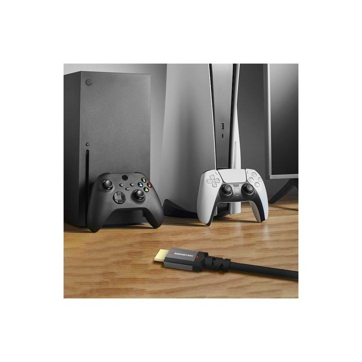 Câble MONSTER HDMI 8K HDR   4K 120Hz 48GBPS 1,8M