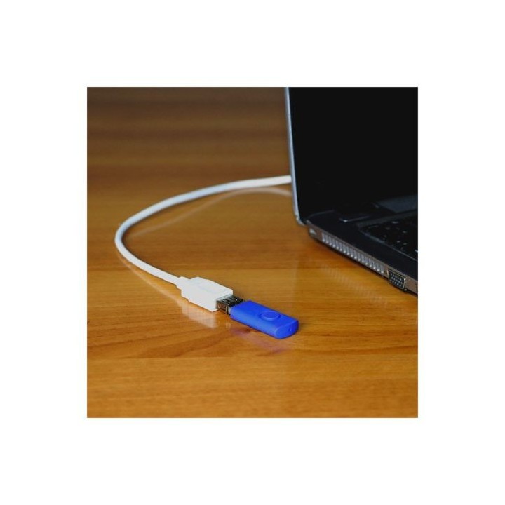 Câble USB femelle EDENWOOD vers USB mâle blanc 5m