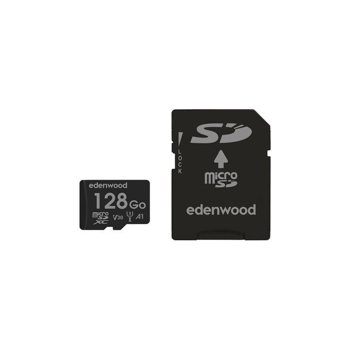 Carte Micro SD EDENWOOD 128 Go + adaptateur
