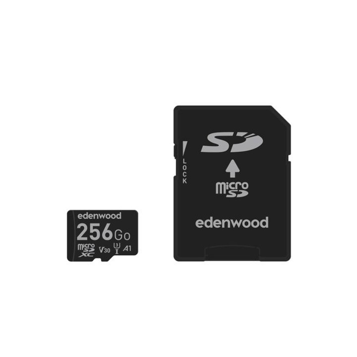 Carte Micro SD EDENWOOD 256Go + adaptateur