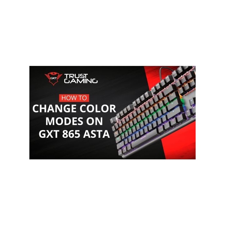 Clavier gamer TRUST mécanique ASTA GXT86