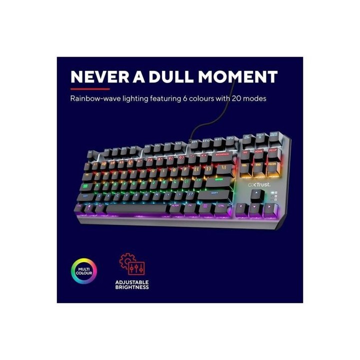 Clavier gamer TRUST TKL mécanique CALLAZ