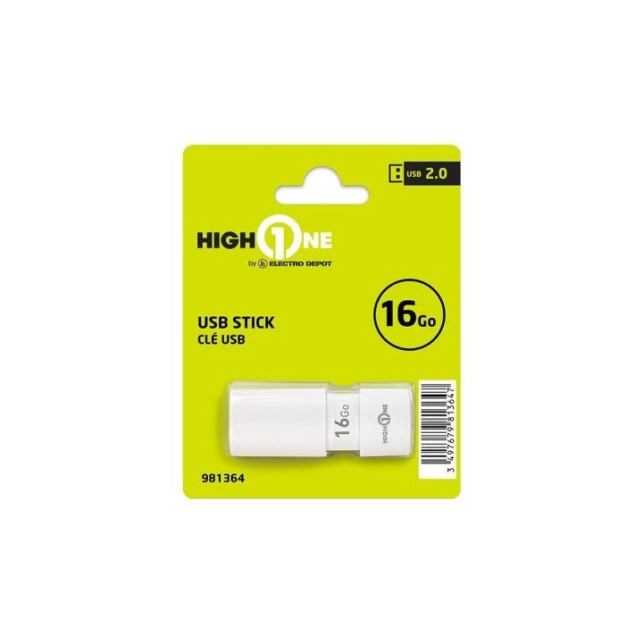 Clé USB 2.0 HIGH ONE 16Go