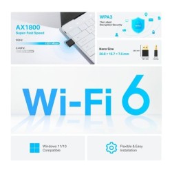Clé WIFI TPLINK AX1800 TX20U Nano   Wifi 6