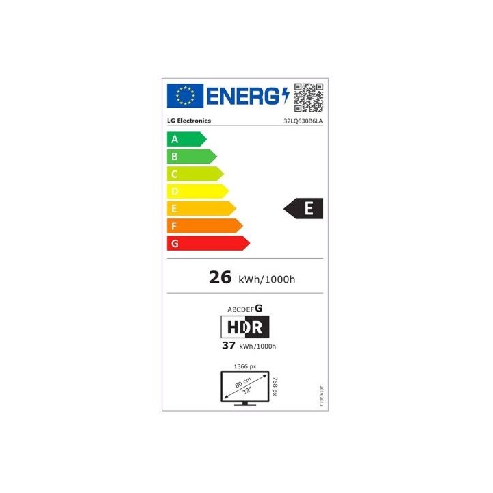TV 32" LG 32LQ630B SMART TV