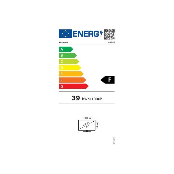 TV Full HD 40" HISENSE 40A4N