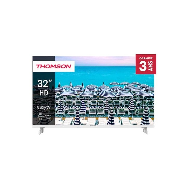 TV HD 32" THOMSON 32HD2S13W blanche