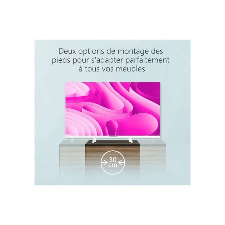 TV HD 32" THOMSON 32HD2S13W blanche