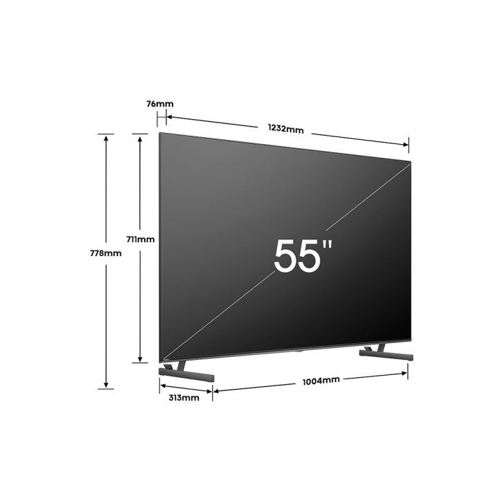 TV MINILED 55'' HISENSE 55U6NQ