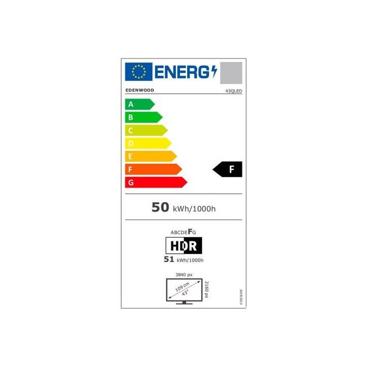 TV QLED 43" EDENWOOD ED43EA01UHD EL
