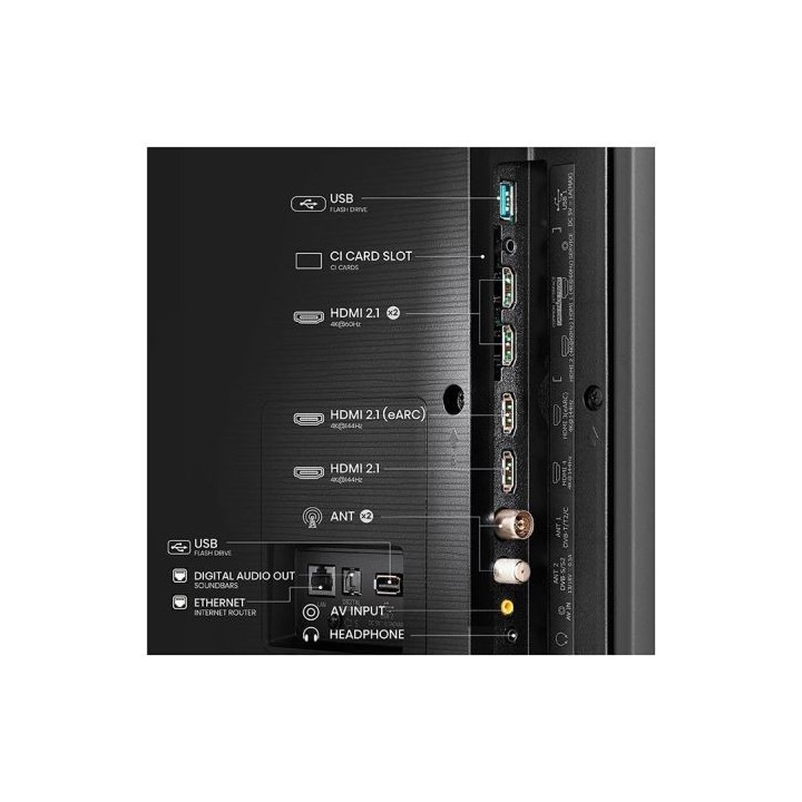 TV QLED 55'' HISENSE 55E7NQ PRO 144Hz