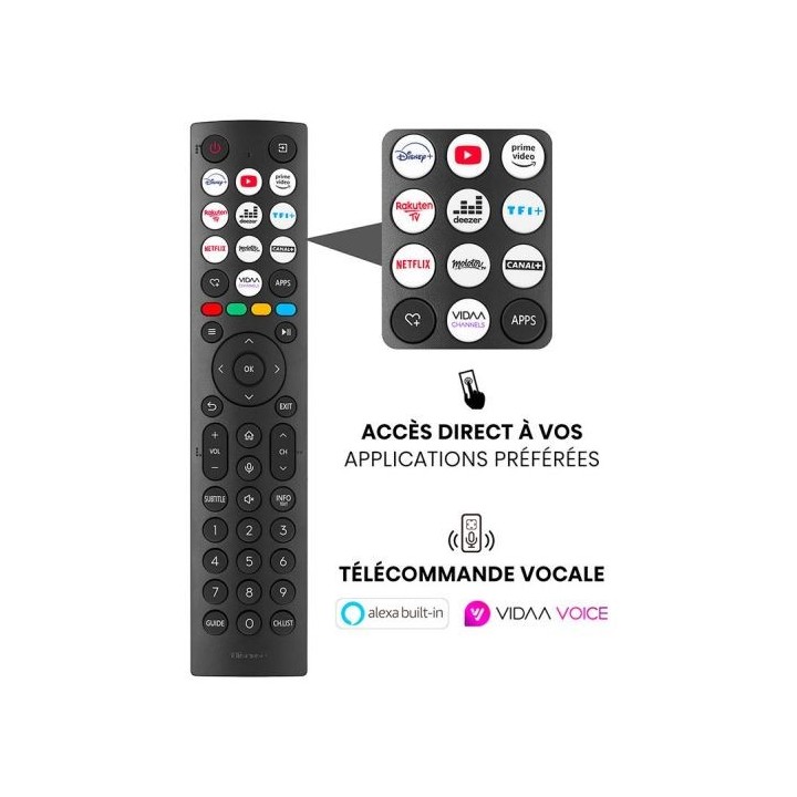 TV QLED 55'' HISENSE 55E7NQ PRO 144Hz