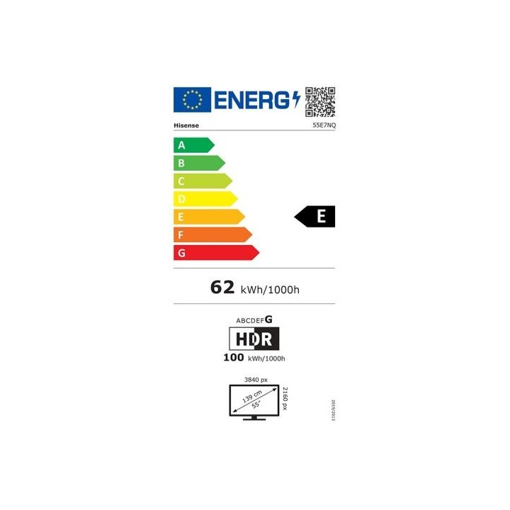 TV QLED 55" HISENSE 55E7NQ