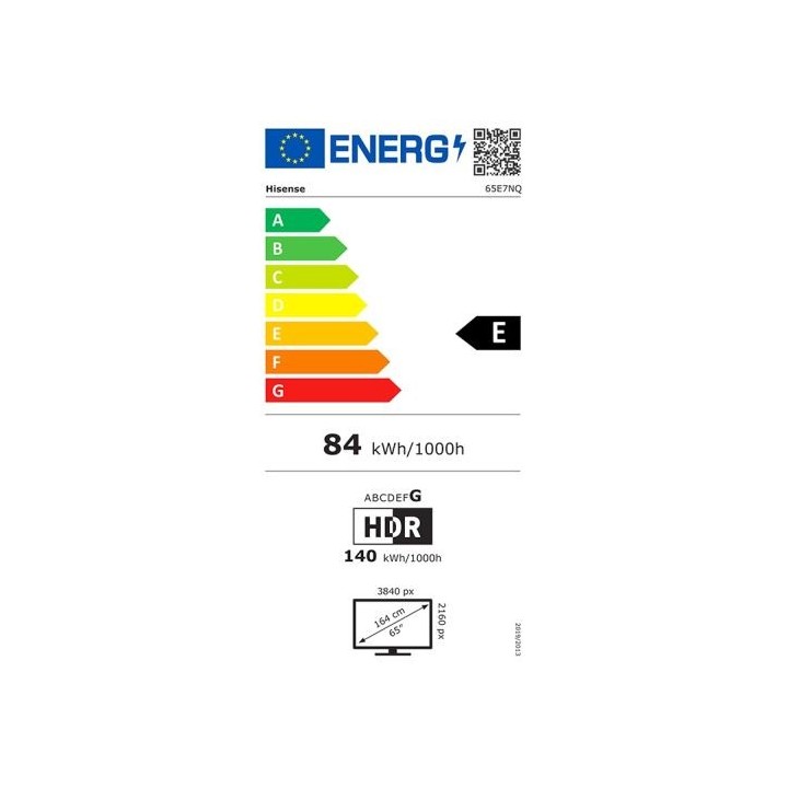 TV QLED 65" HISENSE 65E7NQ