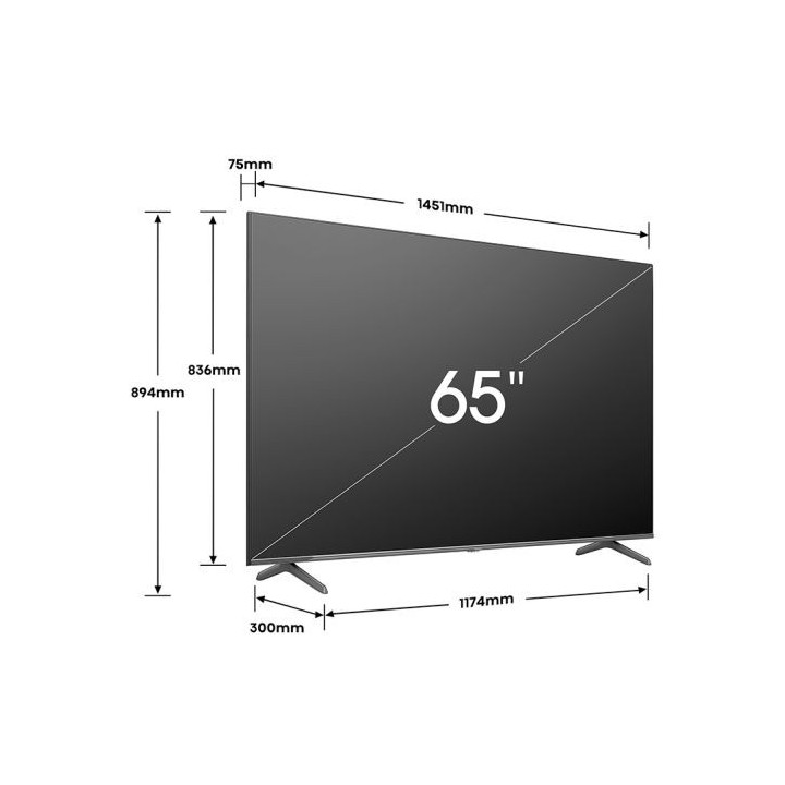 TV QLED 65" HISENSE 65E7NQ PRO