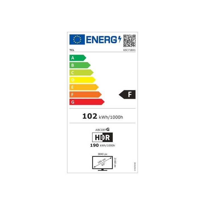 TV QLED 65" TCL 65C71B