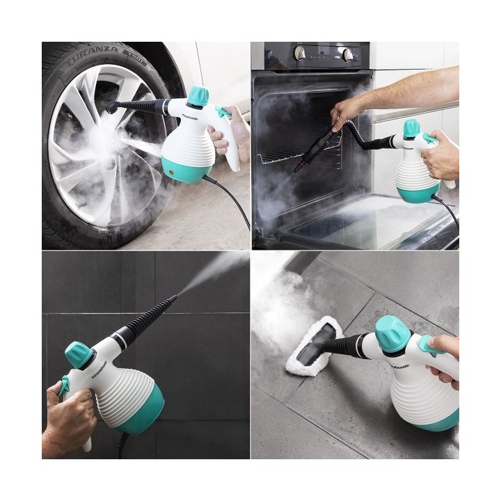 Nettoyeur Vapeur à Main 9 en 1 avec Accessoires Steany InnovaGoods 0,35 L 3 Bar 1000W