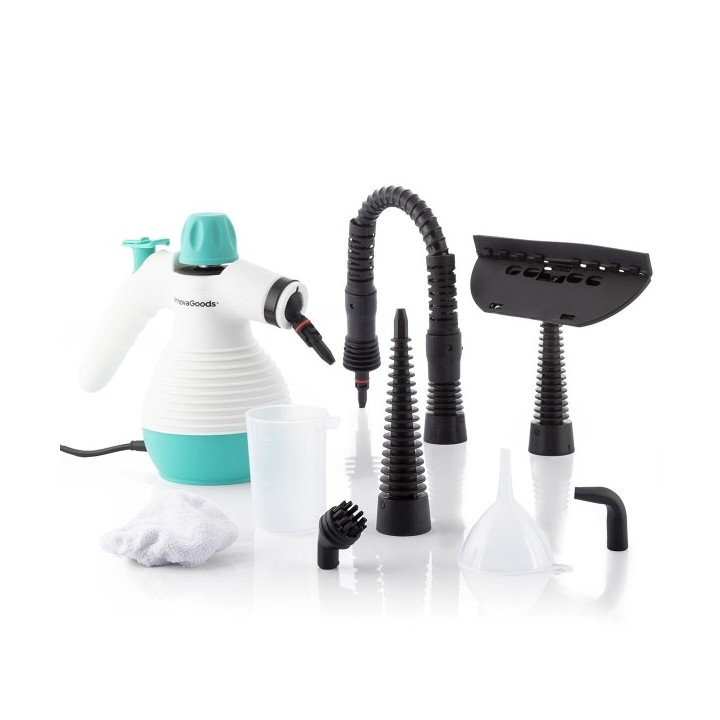 Nettoyeur Vapeur à Main 9 en 1 avec Accessoires Steany InnovaGoods 0,35 L 3 Bar 1000W