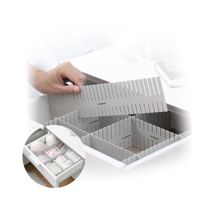 Organisateur de Tiroirs Réglable Condor InnovaGoods 16 Unités