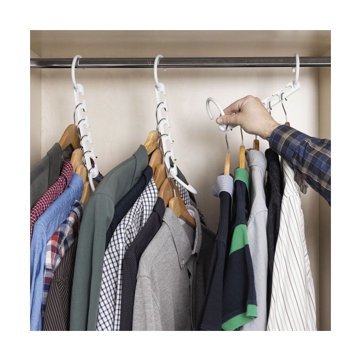 Organisateur de Cintre pour 40 Vêtements Plusrobe InnovaGoods 24 Pièces