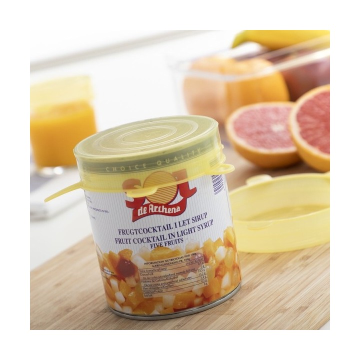 Jeu de 10 Couvercles de Cuisine Réutilisables et Réglables Lilyd InnovaGoods