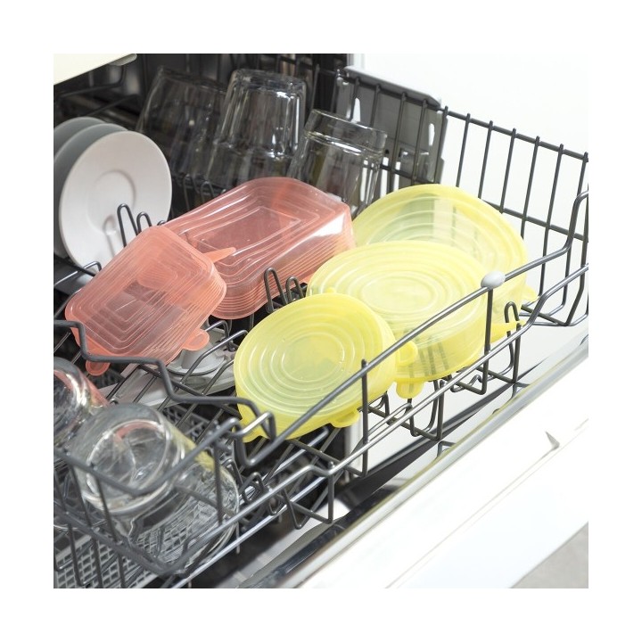 Jeu de 10 Couvercles de Cuisine Réutilisables et Réglables Lilyd InnovaGoods