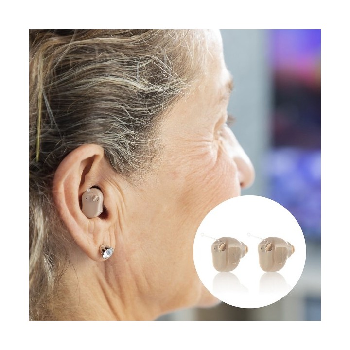 Amplificateur de Son Intra auriculaire avec Accessoires Hearzy InnovaGoods 2 Unités