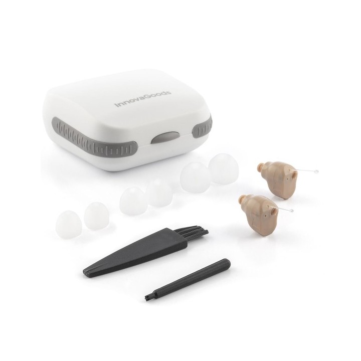 Amplificateur de Son Intra auriculaire avec Accessoires Hearzy InnovaGoods 2 Unités