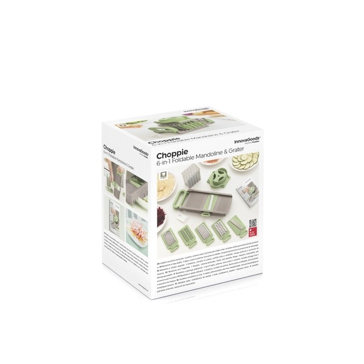 Mandoline Râpe Pliable 6 en 1 Choppie InnovaGoods
